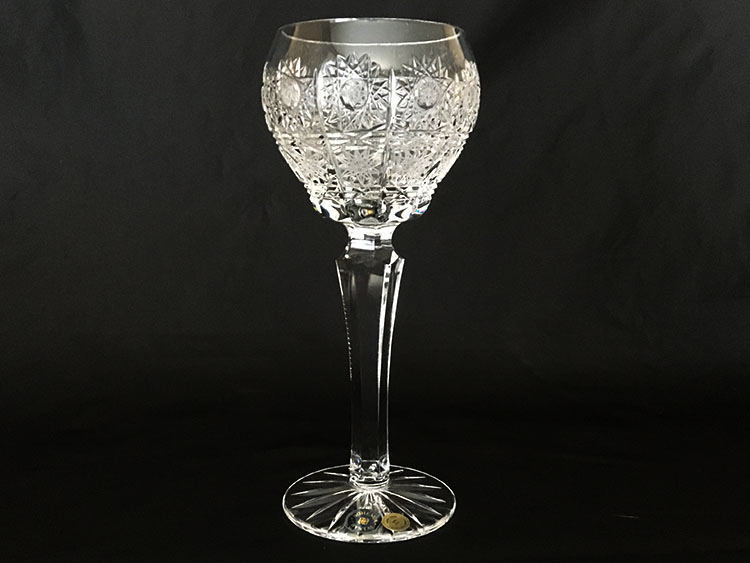 Crystal Bohemia Hand Cut Goblets Czech *Set of 6*