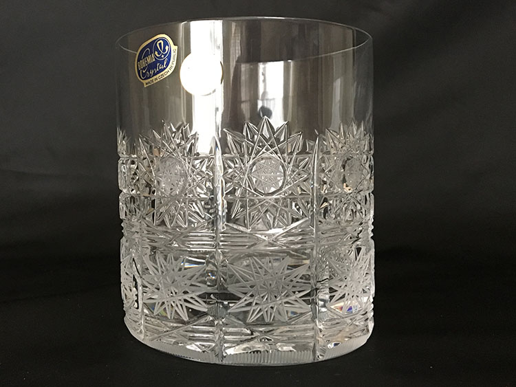 Crystal Bohemia Hand Cut Tumblers Czech