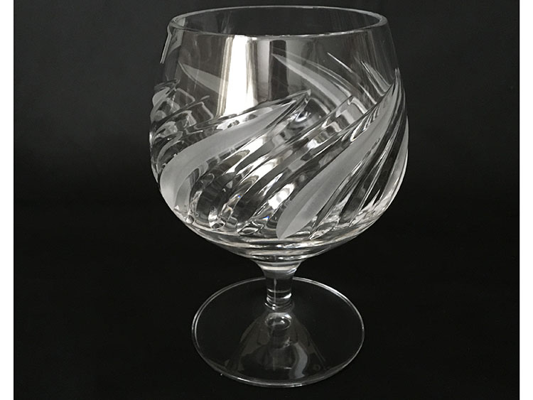 Crystal Savannah Brandy Goblets Slovakia *Set of 4*