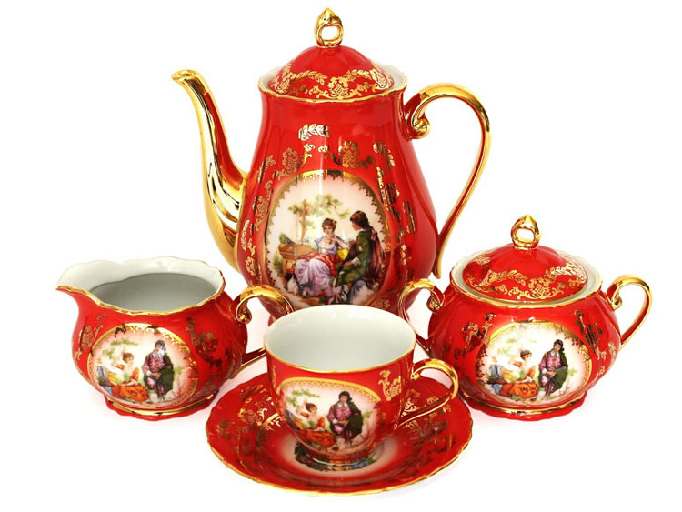 Madonna Original Red-Ruby Coffee Set
