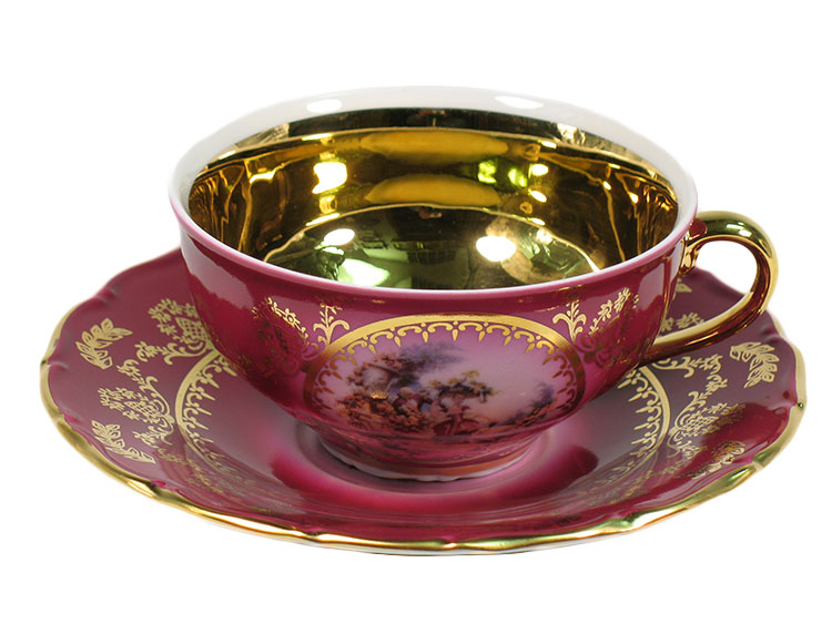 Madonna Cherry Romeo & Juliet Cups & Saucers