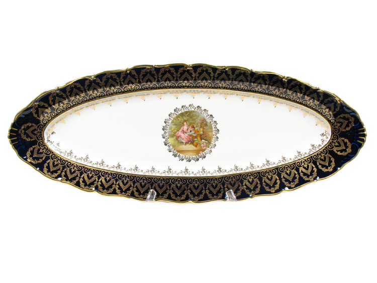 Madonna Cobalt Romeo & Juliet Fish Plate